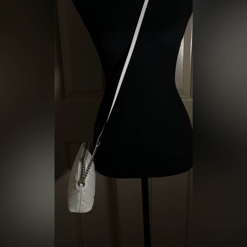 DKNY White Quilted Crossbody Bag - Picture 2 of 2